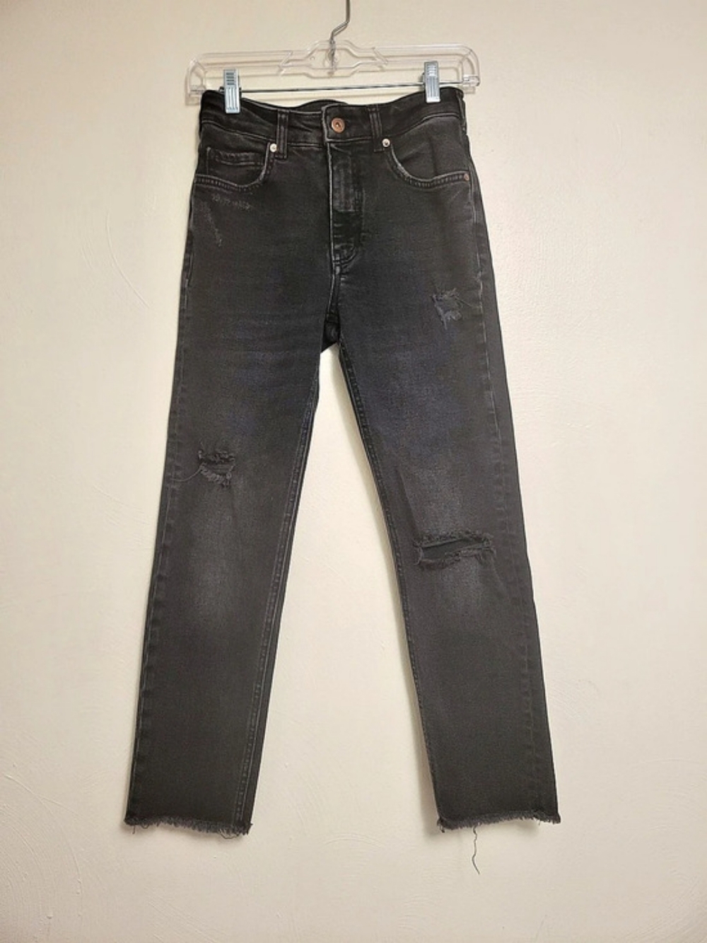 Anthropologie Pilcro The Vintage Straight Distressed Jeans Size 25P
